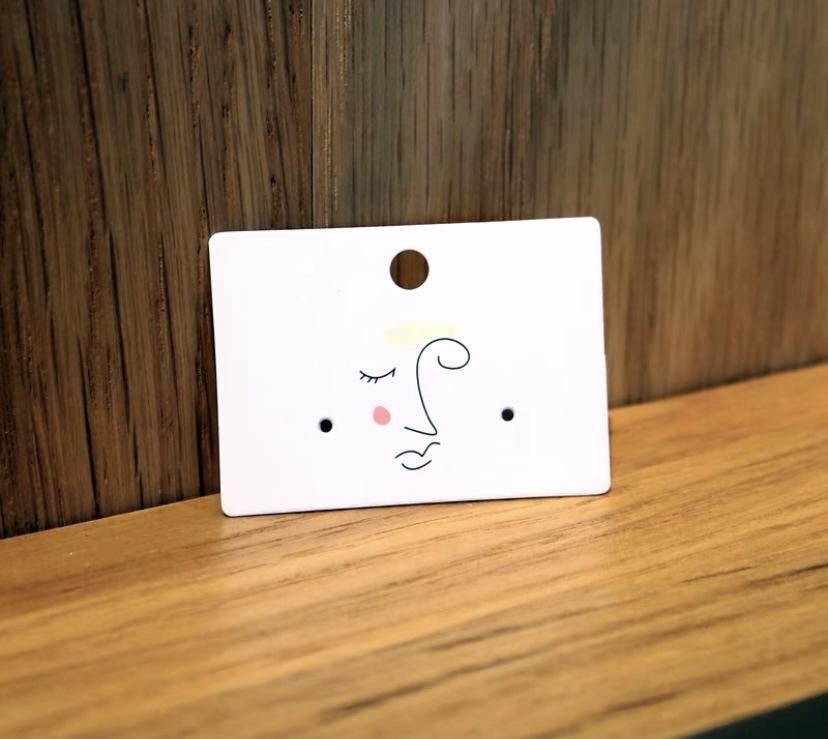 

100 шт., линейный узор для сережек, картонная упаковка для ювелирных изделий Style 10