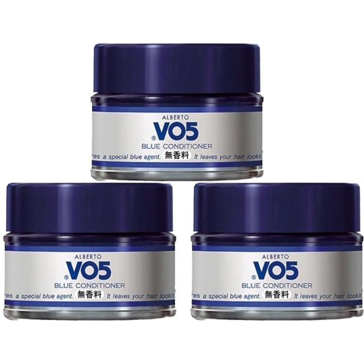 [Set of 3] Albert VO5 Blue Conditioner 85g + Original Logo Sticker