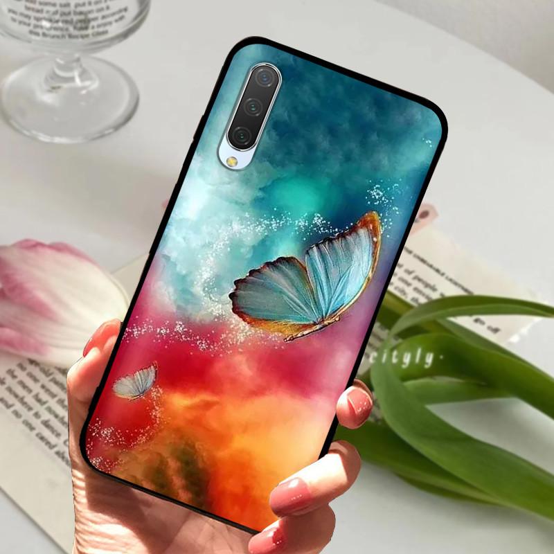 Para Xiaomi Mi 9 lite Mi A3 Funda Protectora Antigolpes Suave TPU Silicona Cubierta de Teléfono Para Xiaomi Mi9 SE Funda 9Lite 9 SE 9SE Capa Dibujos Animados