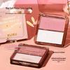 XUXU Colorism Highlighter & Blush Palette: Matte Brightening Multi-use Face Palette for Women.
