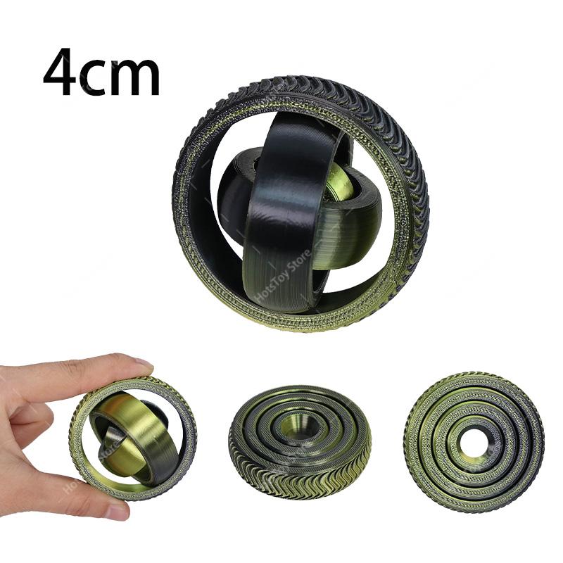 Hot 3D Fidget Spinner Rotating Ball Toy Creative Fingertip Gyroscope Gravity Rotation Anxiety Relief Novelty Decompression Toy