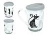 Kubek Porcelanowy Do Kawy Herbaty Travelling Cats Ateny Koty Carmani