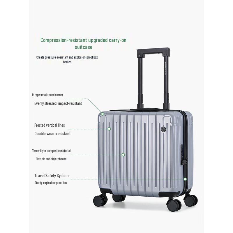OIWAS PC Hardside Spinner Luggage 18 inch