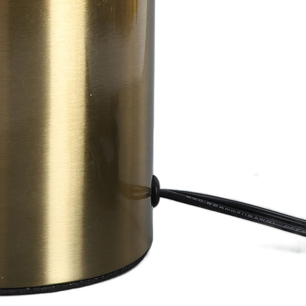 Table Lamp Ball Lampshade Modern Glass Nightstand Light Shade with Metal Base for G9 Bulb for