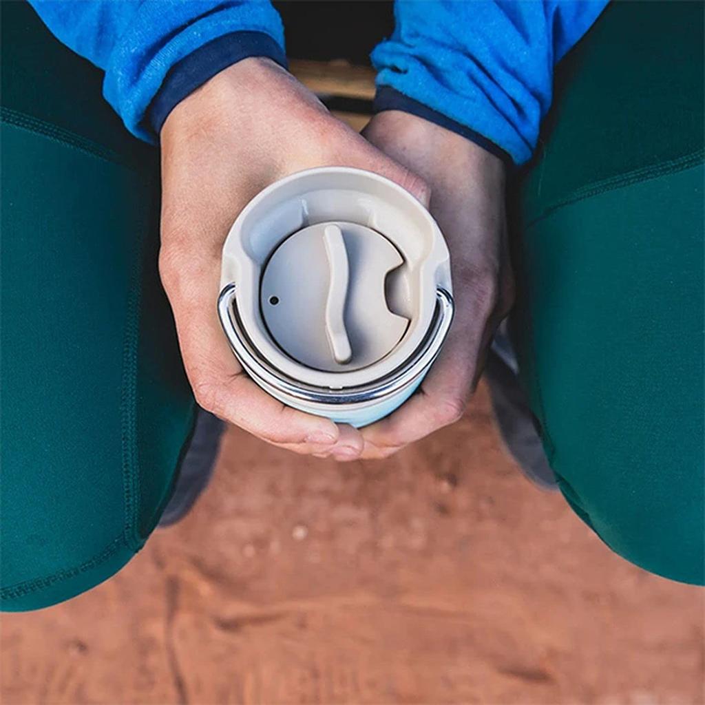 Klean Kanteen TK Wide Mug with Cafe Cap, Black, 16oz (473ml), 1008352