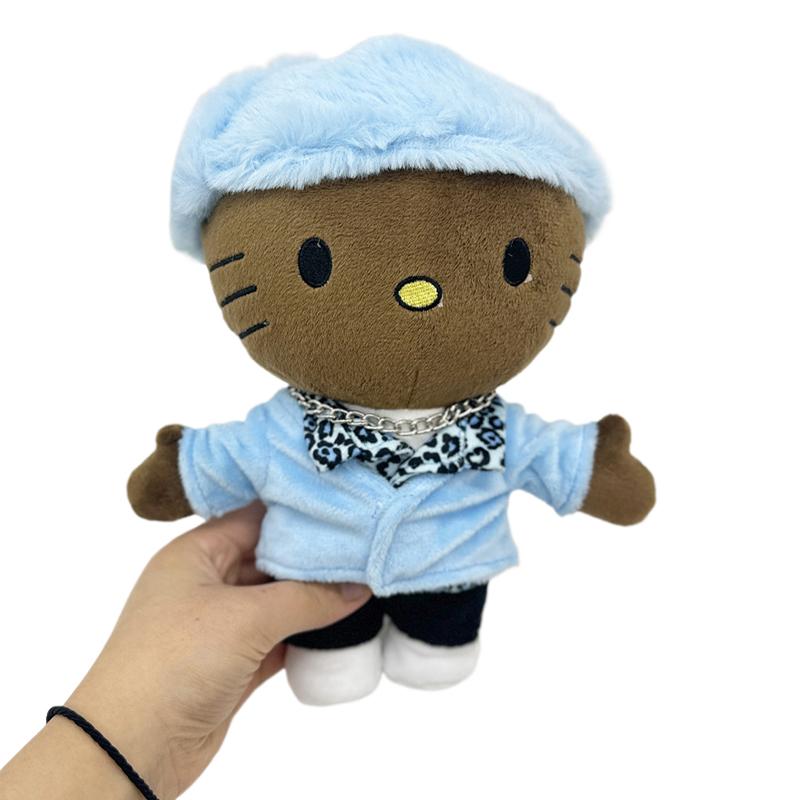 Hello Kitty Plush Toy Doll With Clothes Stuffed Soft Plush Animal Doll Decorative Accessories For Children Birthday Gifts