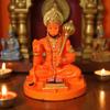 Hanuman Idol for Home, Office Desk, Car Dashboard Car Accessory, Hanuman Chalisa - Bajrang Bali Murti for Protection from Negative Energy