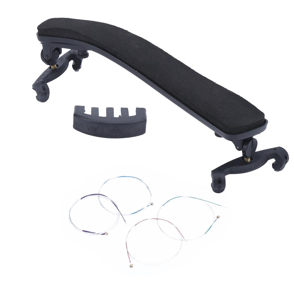 3 i 1 Fiolindeler Sett Skulderstøtte Demper Streng Musikkinstrument Tilbehør