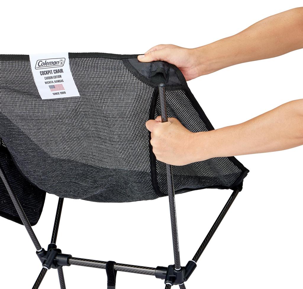 Coleman Cockpit Chair Carbon Edition (Platinum Black)