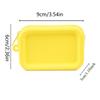 Coin Purse Multifunction Storage Bag Rectangle Small Item Bag Portable Silicone Cosmetic Bag  Women