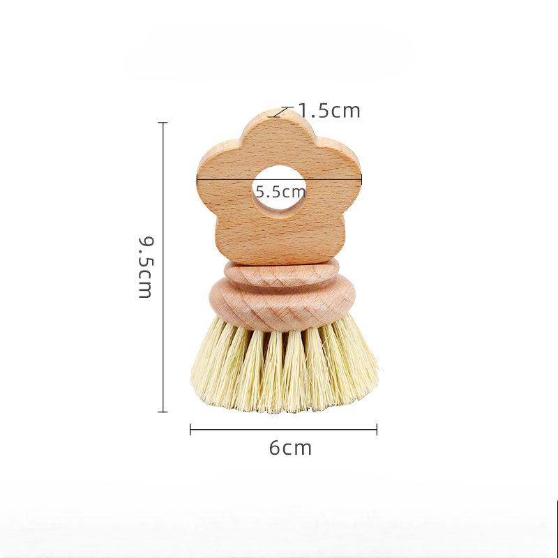 

Щетка для чистки кухни, деревянная ручка, сизаль, дубовая древесина, щетка для мытья кастрюль, щетка для посудомоечной машины, щетка для плиты из цельного дерева, пятновыводитель, предмет домашнего обихода Pack of 1