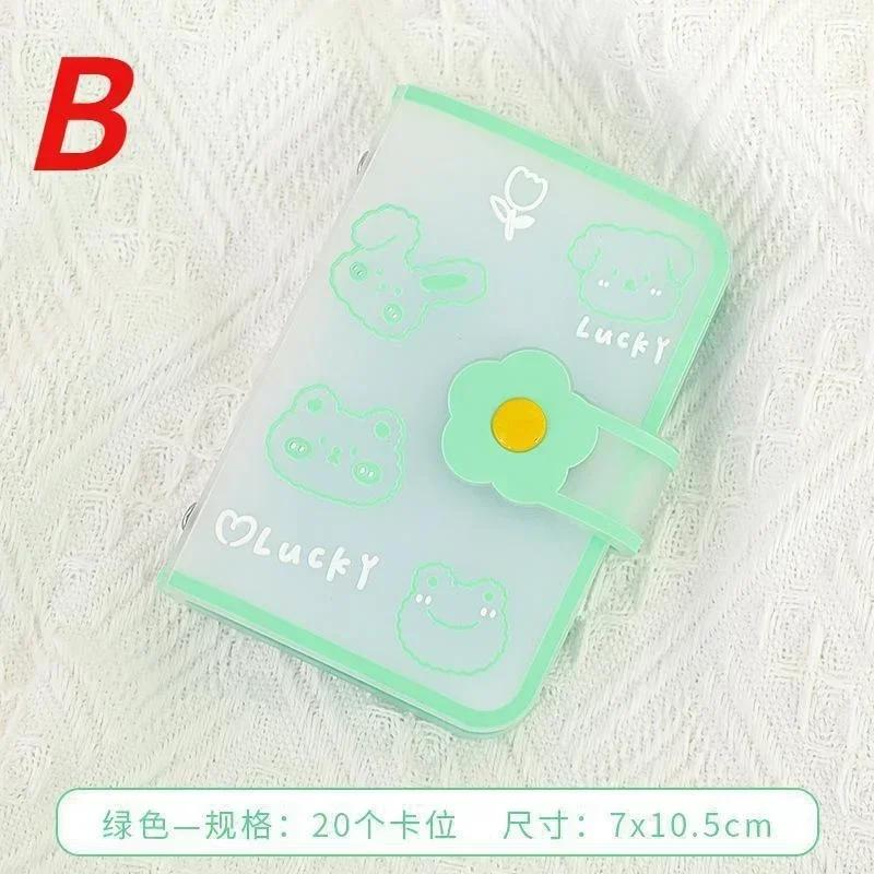 20 Pockets 3 Inch New Card Note Collection Photo Album Album PVC Photocard Holder Women ID Credit Card Binder Travel Accessories