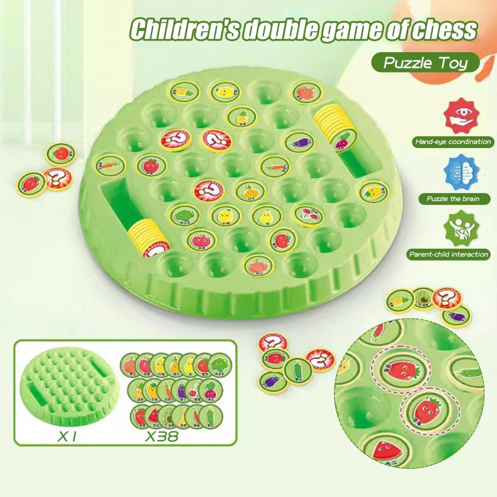 Memory-enhancing Game Educational Memory Challenge Toy for Toddlers Vehicle Career Chess Matching Board Game for Focus Training