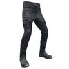 New product locomotive rider straight cycling pants anti-drop pants motorcycle waterproof windproof leather pants multi-bag overalls