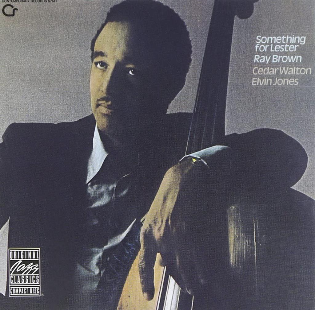 CD RAY BROWN, ELVIN JONES - Something for Lester OJCCD4122 Original Jazz C 1989 US Jazz Used