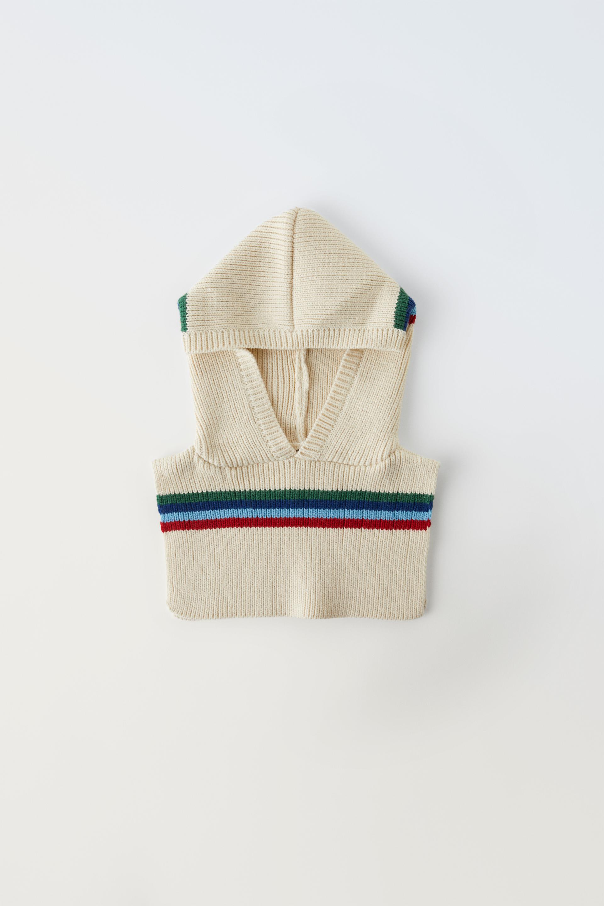 

SKI COLLECTION STRIPED KNIT BALACLAVA