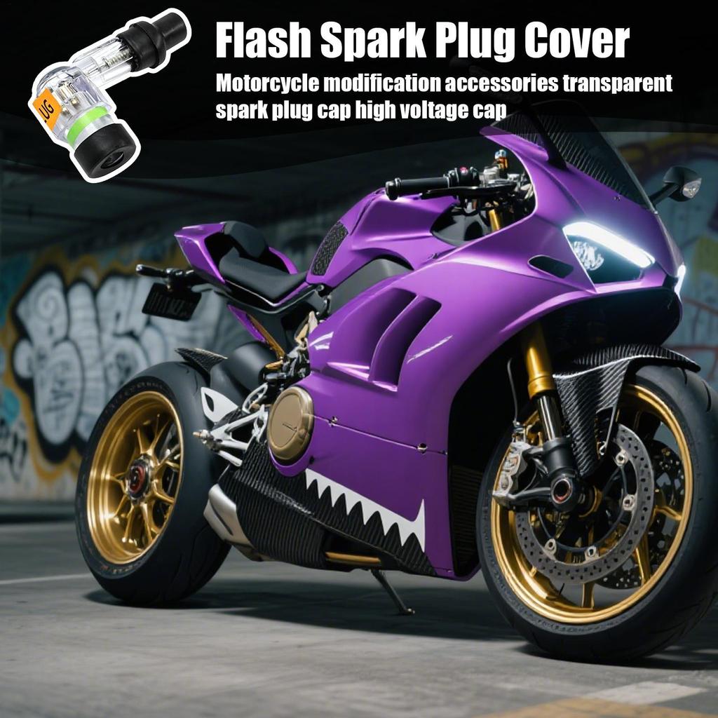 Motorcycle Spark Plug Cap High Tension Ignition Coil Cover Waterproof Silicone Boot for Scooter ATV Dirt Bike Engine Parts
