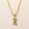 Bohemian Style, Generous Card, Tarot Card Necklace, Women's Sun, Moon, Demon's Eye Necklace, Gold-plated and Color Preserved