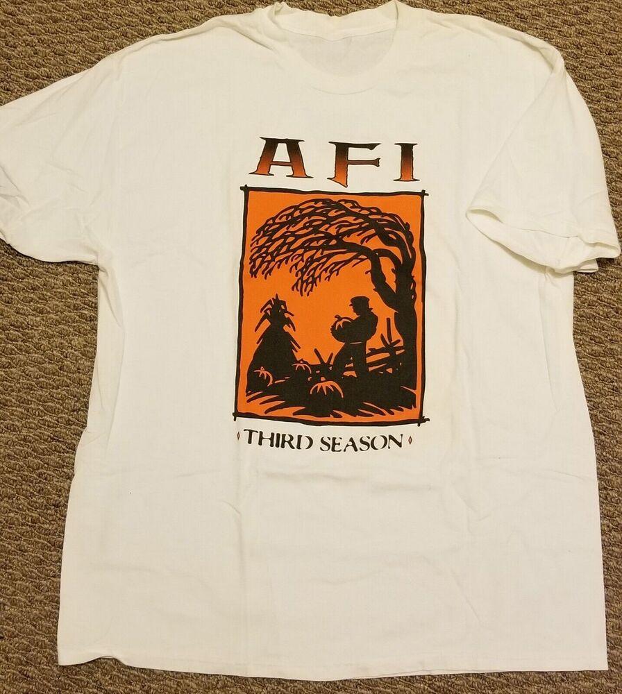 AFI Band Shirt Short Sleeve Classic White All Size  Shirt VC380 Unisex T-Shirt XL
