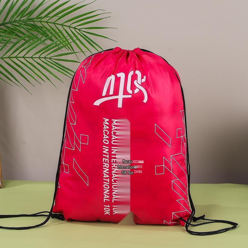 Custom Polyester Drawstring Bag with Logo, Dustproof Storage, Multi-Color Options