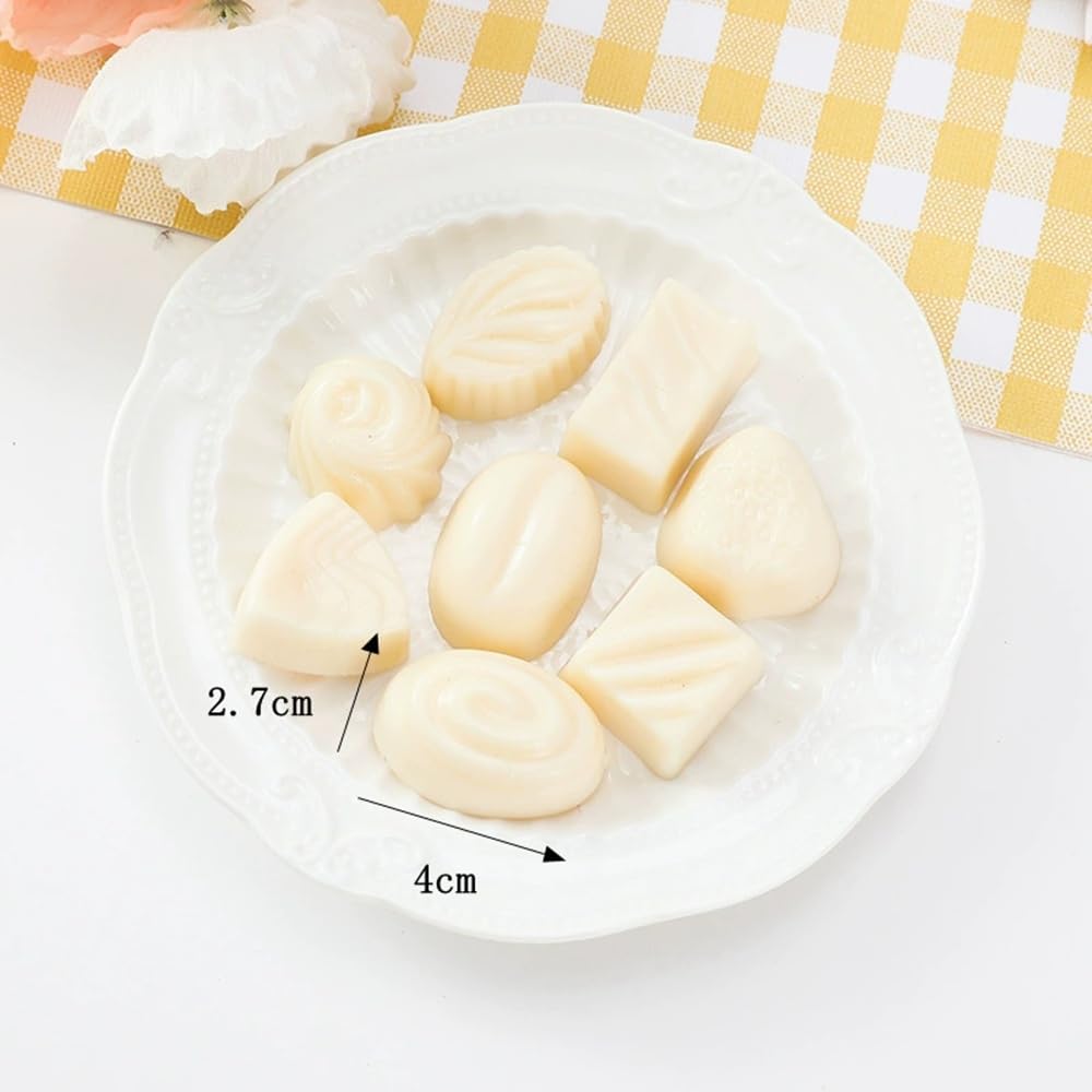 Fake Chocolate and Food Samples for and White 3 Colors x Set of 24 [Shinwa Hiroba] Candy, White, Black, Brown, Decoration, Christmas, Valentine's Day,