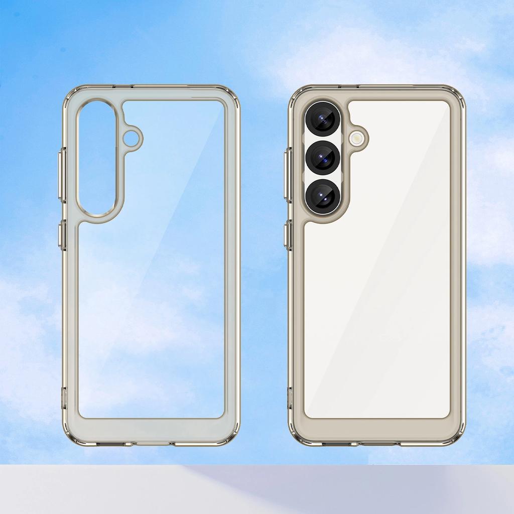 Etui Outer Space Case Na Iphone 16E Pokrowiec Z Elastyczną Ramką - Półprzezroczyste, Czarne