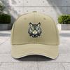 1pc Adjustable Duckbill Baseball Cap With Cat Print Lightweight Suitable For Outdoor Sports Cycling Music Festivals Gifts