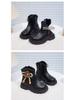 Beige Princess Ankle Boots for Girls - Soft Sole Leather, Non-Slip, 2025 New Style