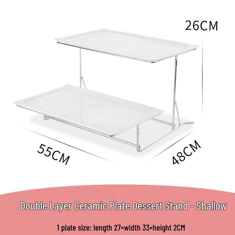 Ceramic Buffet Tiered Display Stand