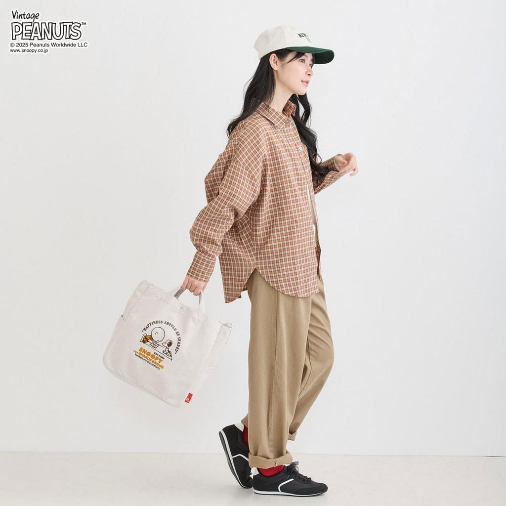 Women's A4 Shoulder Bag IP.MED.2way.Peanuts-0X 8467