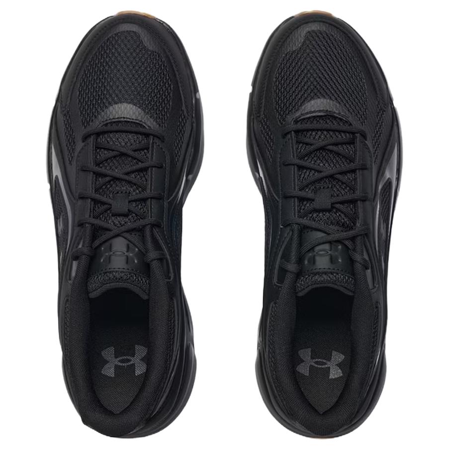 Under Armour Flashback Mesh Round Toe Lace-Up Breathable Support Low-Top Lifestyle Sneakers Unisex Sneakers Black 6010491-002