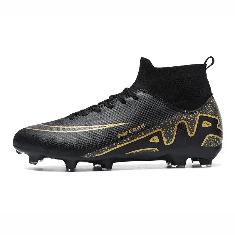 New Men FG/TF Soccer Shoes Cleats Studded Society Match Football Field Boots Original Comfortable Ultralight Kids Football Shoes