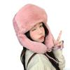 Japanese Autumn and Winter Hats for Women Large Head Circumference Small Headband  Fashionable and Versatile Lei Feng Hat Warm Plush Hat