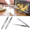 New 1Pcs Kitchen Tongs 25cm Stainless Steel Locking Kitchen Tongs