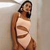 2023 Sexy Solid One Piece Swimsuit Female Hollow Out Swimwear Women Push Up Monokini Bathing Suit Beachwear Swimming Suit Bather