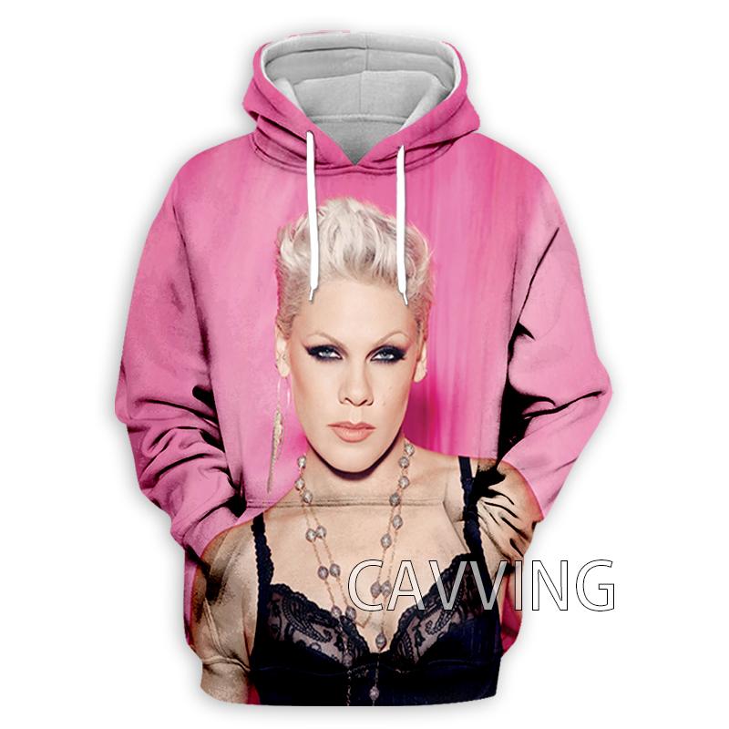 Nová módní dámská/pánská 3D potisk P!nk Alecia Beth Moore Mikiny Mikiny s kapucí Harajuku Mikiny Mikiny Vrchní díly Oblečení