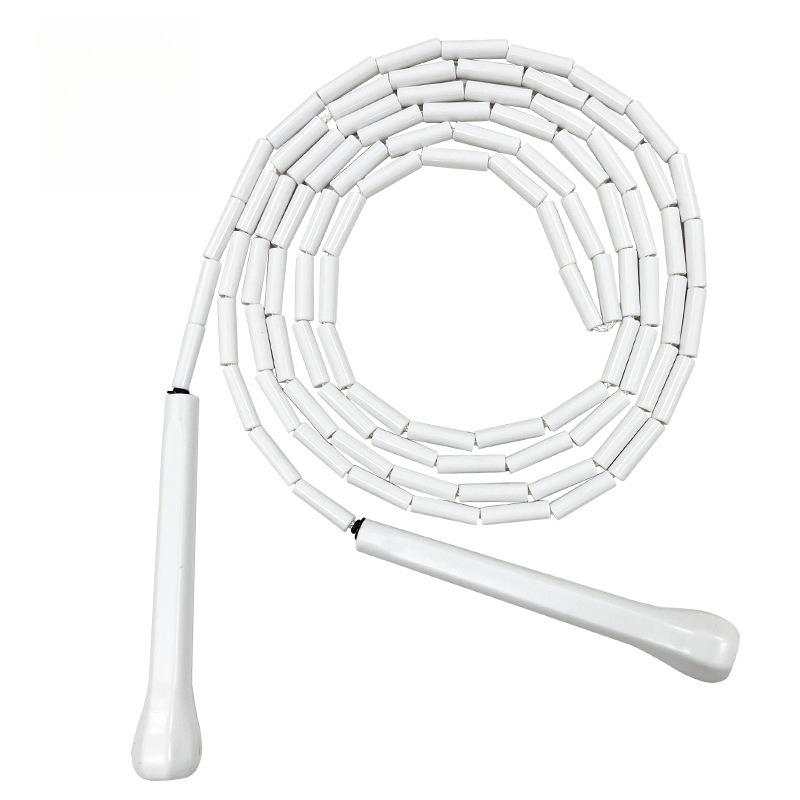 Smooth Bamboo Knot Jump Rope Adjustable Fitness Jump Rope for Adult Sports and Competitions