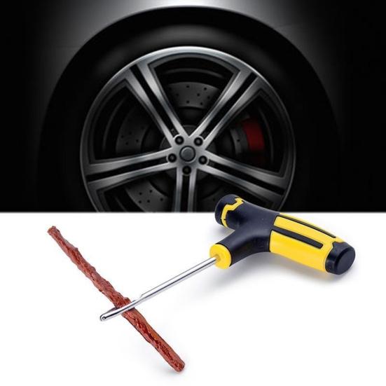 8ks sada na opravu defektu pneumatiky pro automobily, zátka na bezdušové pneumatiky, jehlové záplaty