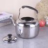 Large Capacity Stainless Steel Kettle Anti-scalding Handle Teapot Whistling Kettle  Camping