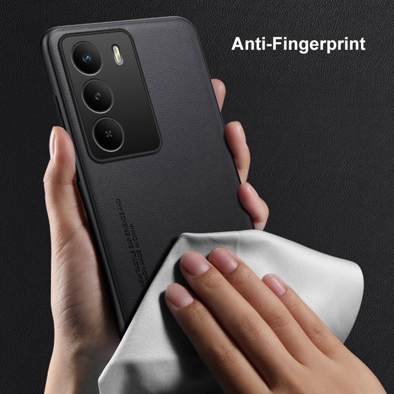 Luxury PU Leather Case For Realme 14X 5G Back Cover Matte Silicone Shockproof Full Protection Phone Case For Realme14X Coque