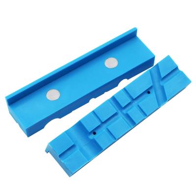 Multipurpose Aluminum Vise Soft Jaws, Magnetic Vice Jaws Pads, Rubber Vise Jaw Protectors Use On Any Metal Bench Vise 2x