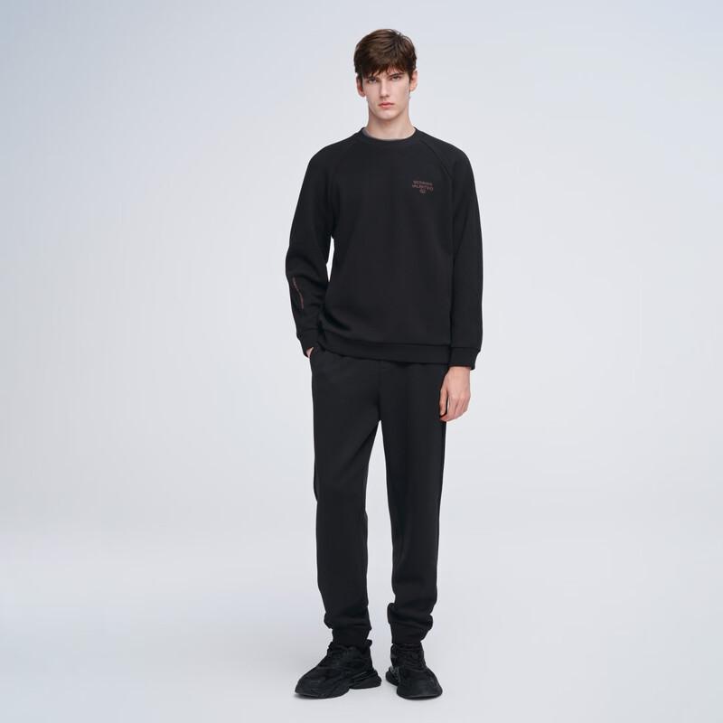 Men's GIOVANNI VALENTINO Fleece-Lined Cuffed Knit Sweatpants