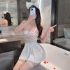 Sexy Lingerie Female Sexy Suspender Lace Seduction Nightgown Nightclub Hot Uniform No-take Pajamas