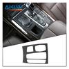 Real Carbon Fiber Cover Trim for BMW X5 F15 2014-2018 Center Console Gear Shift Panel Decorative Frame Car Interior Accessories
