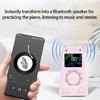 Vibrating Metronome Portable Metronome Vibrating Quiet Metronome Rechargeable Battery Beat Trainer ABS Texture for Adult