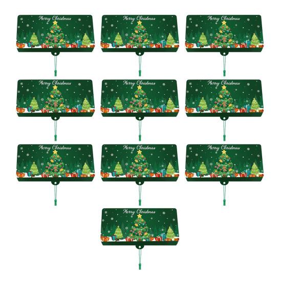 Christmas Cash Gift Envelopes 10 Slots Surprise Xmas Gift Card Holder