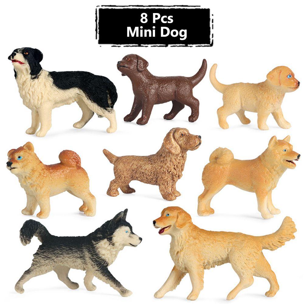 large plastic dog figurines