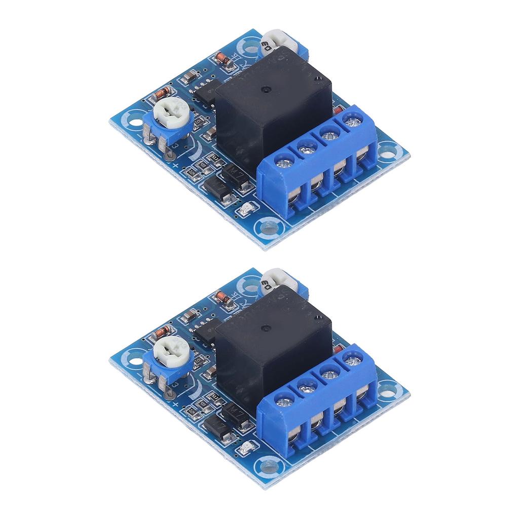 2PCS 12V Battery Undervoltage Control Board Power Off Protection Switch Module Knob Adjustment