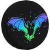 1pc Bright Bat Spare Tire Cover - Weatherproof Wheel Protector For RV, Camper, Travel Trailer, SUV, Truck - Durable Polyester Ma