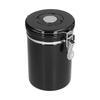 Stainless Steel Coffee Canisters with Calendar Wheel Exhaustable Coffee Jar for Home Coffee Shop